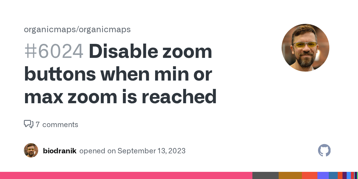 Disable zoom buttons when min or max zoom is reached · Issue 6024