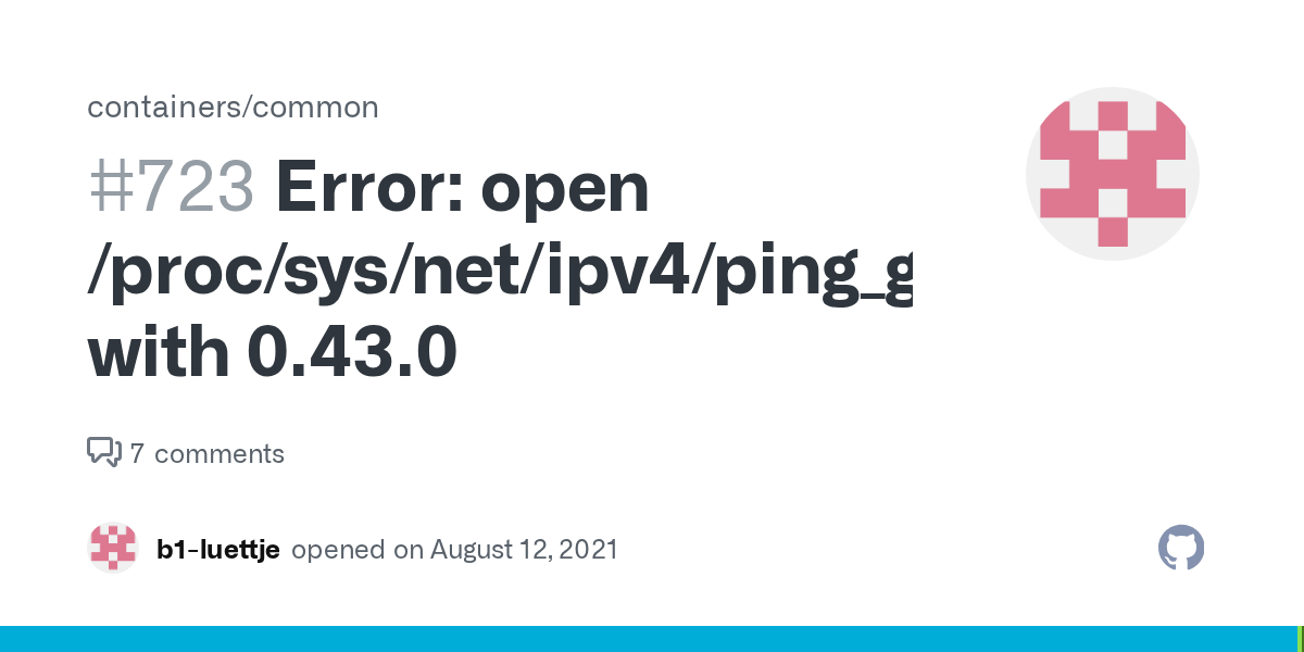 Error open with 0.43.0 · Issue