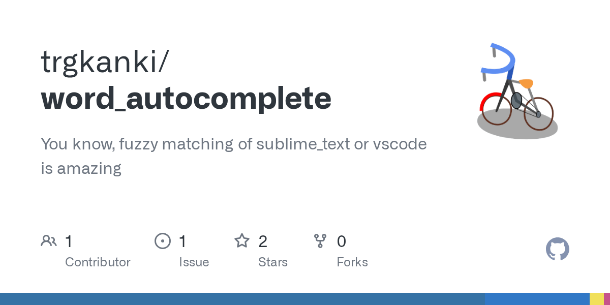 GitHub You know, fuzzy matching of