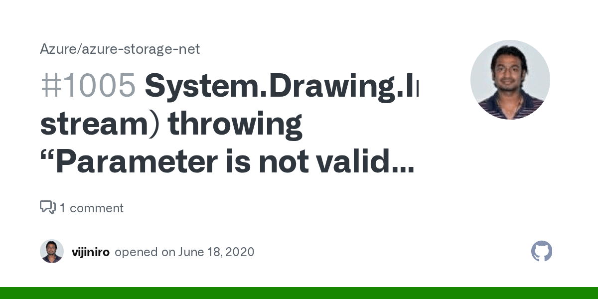 System.Drawing.Image.FromStream(Stream stream) throwing “Parameter is