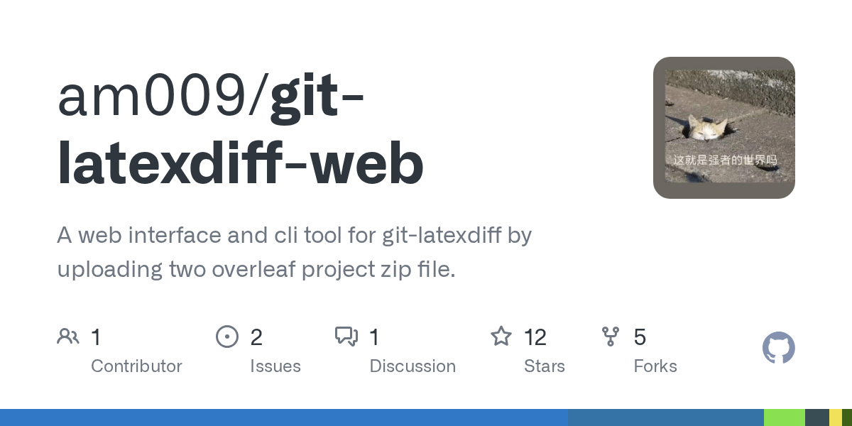 GitHub am009/gitlatexdiffweb An extremely simple web interface for