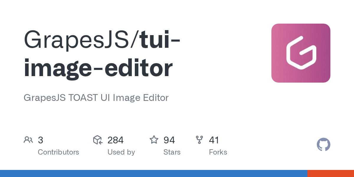 GitHub GrapesJS/tuiimageeditor GrapesJS TOAST UI Image Editor