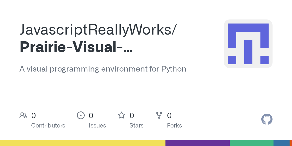 GitHub JavascriptReallyWorks/PrairieVisualProgramming A visual