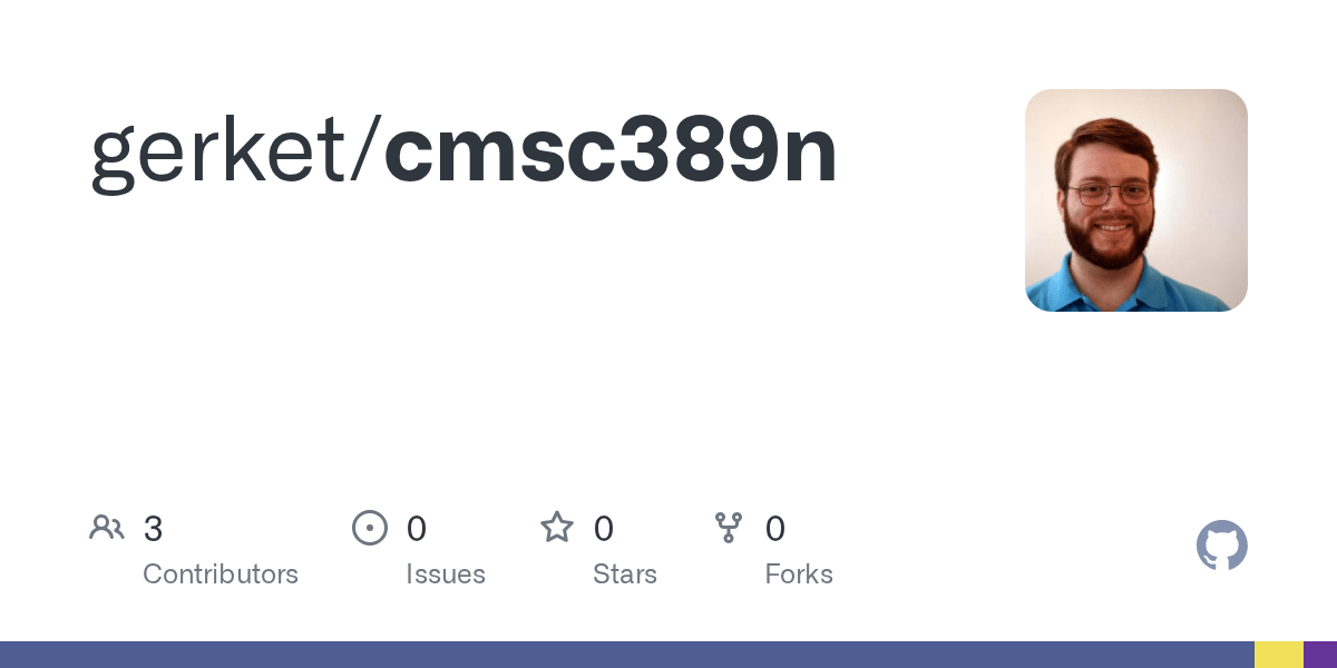Cmsc389N Fall 2022 Github - Gerket/Cmsc389N