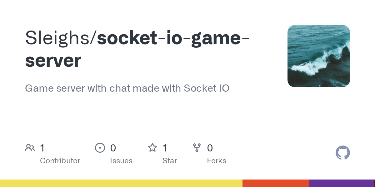 GitHub Sleighs/socketiogameserver Game server with chat made with