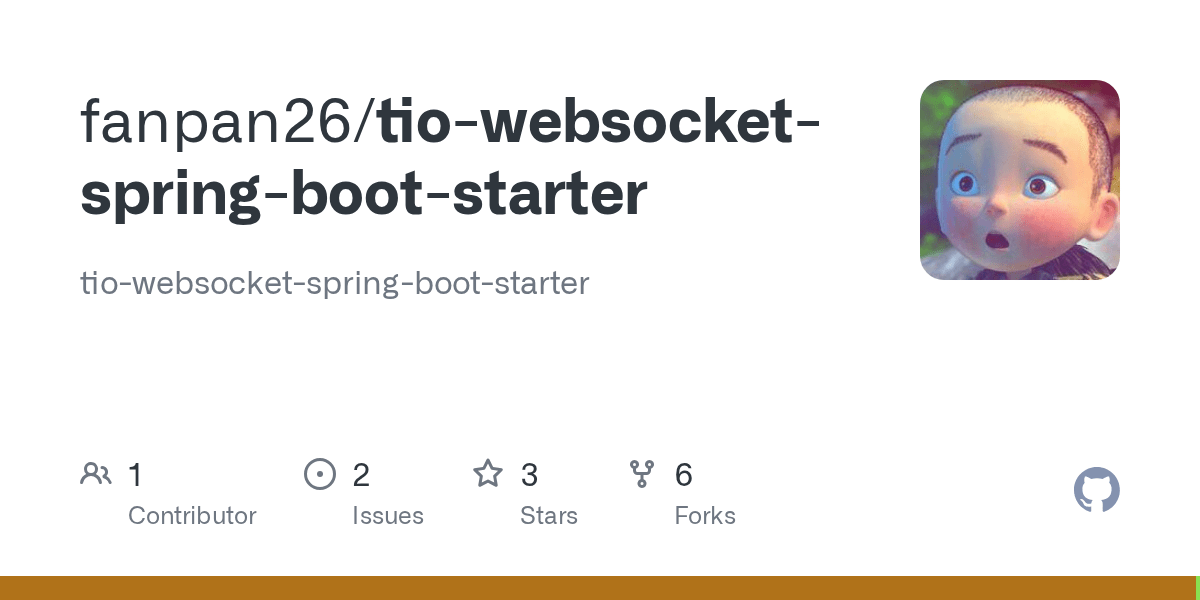 GitHub fanpan26/tiowebsocketspringbootstarter tiowebsocket