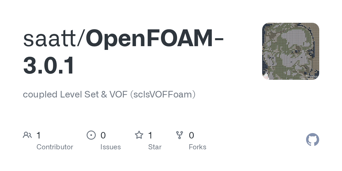 GitHub saatt/OpenFOAM3.0.1 coupled Level Set & VOF (sclsVOFFoam)