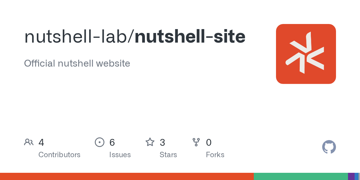 GitHub nutshelllab/nutshellsite Official nutshell website