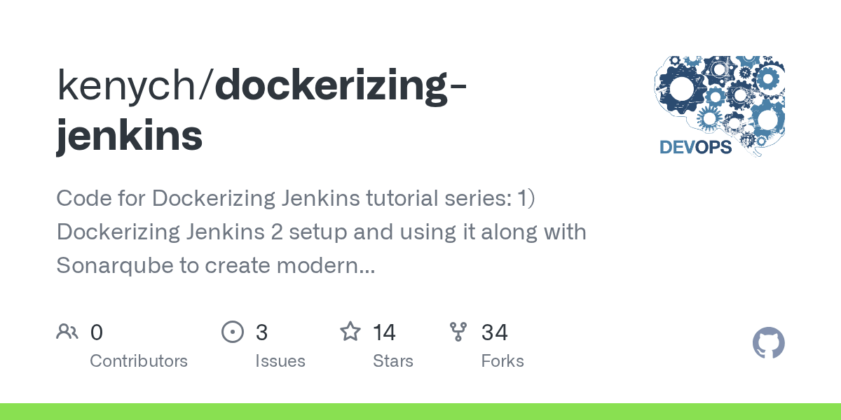 GitHub kenych/dockerizingjenkins Code for Dockerizing