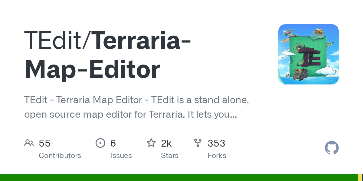 GitHub TEdit/TerrariaMapEditor TEdit Terraria Map Editor TEdit