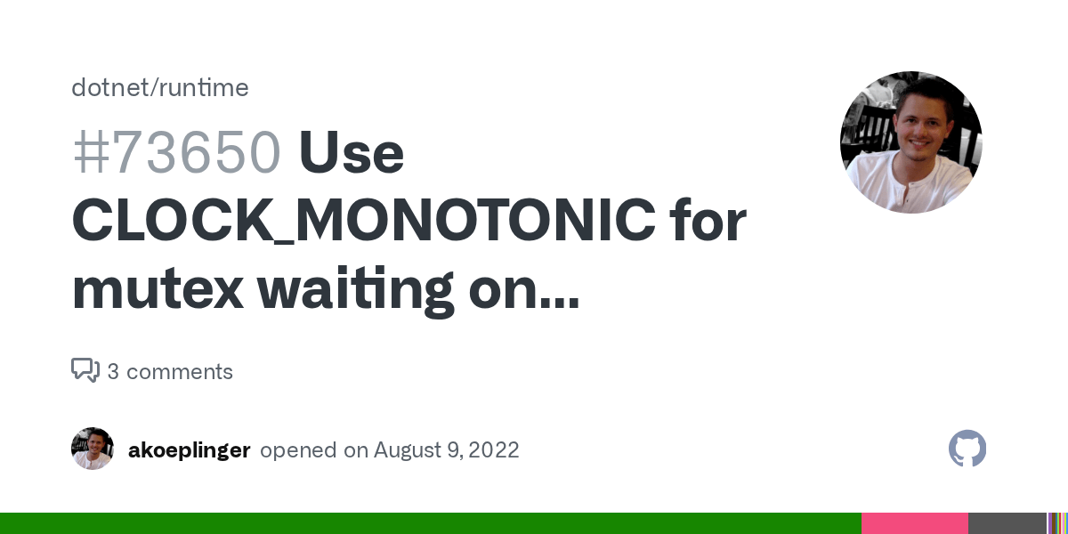 Use CLOCK_MONOTONIC for mutex waiting on iOS/macOS · Issue 73650
