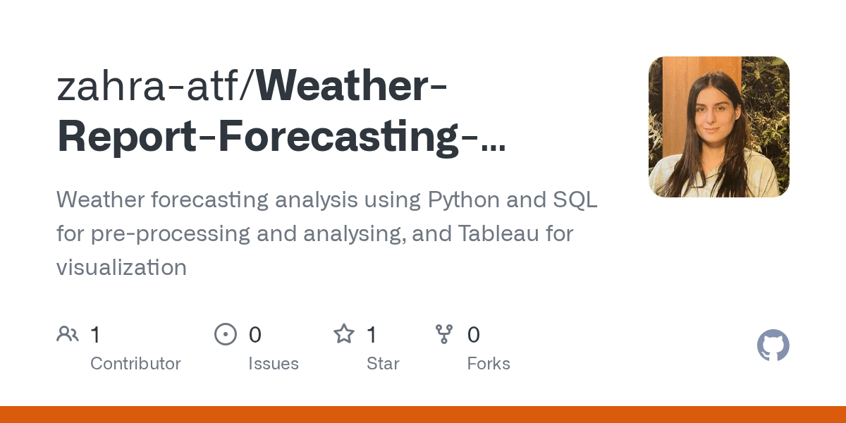 WeatherReportForecastingAnalysis/Preprocessing.ipynb at main · zahra