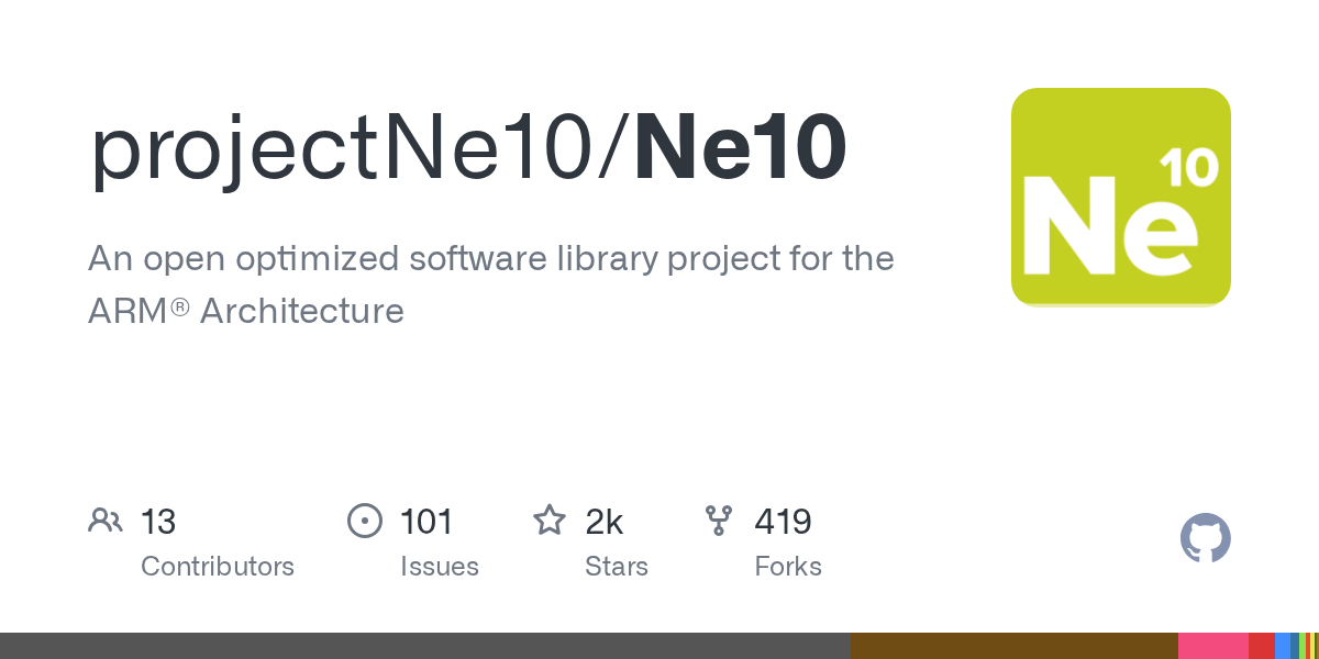 GitHub projectNe10/Ne10 An open optimized software library project for the ARM® Architecture