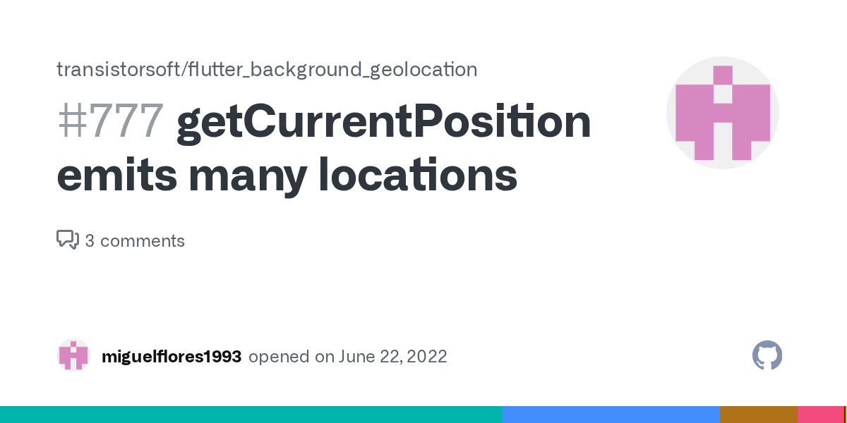 getCurrentPosition emits many locations · Issue 777 · transistorsoft
