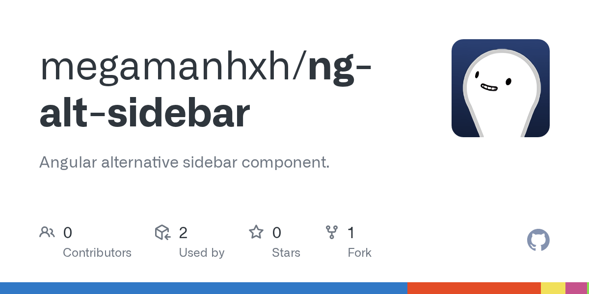 GitHub megamanhxh/ngaltsidebar Angular alternative sidebar component.