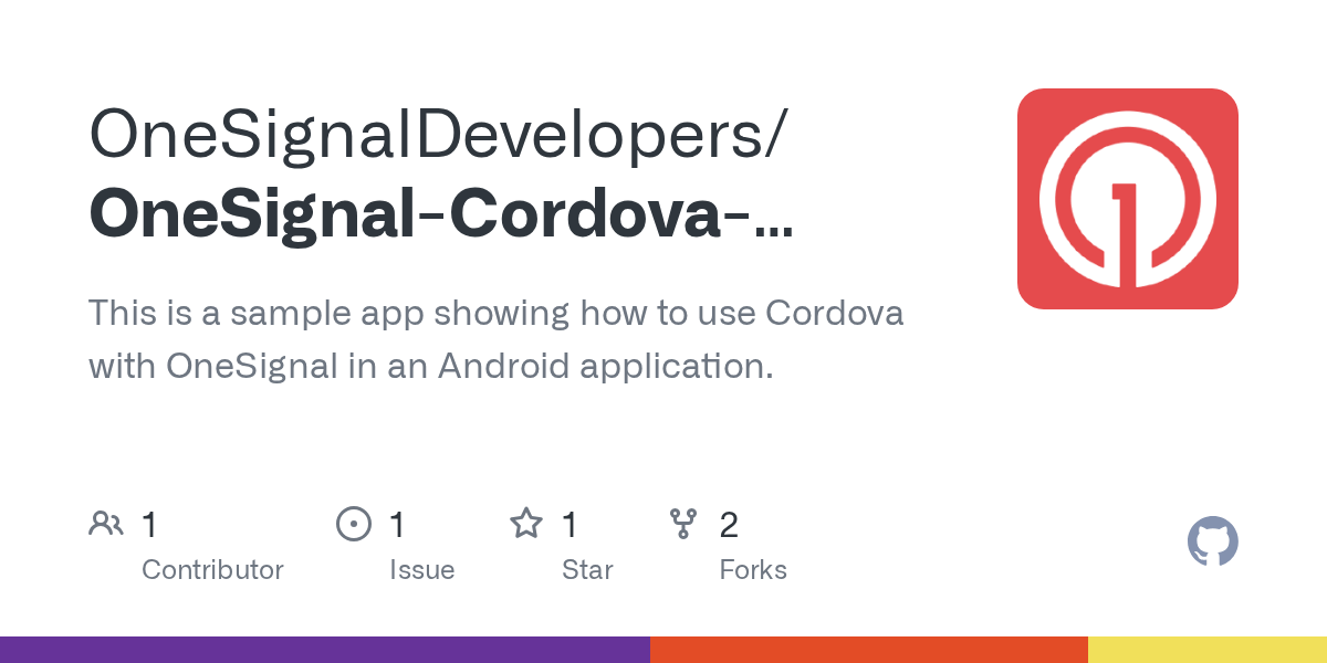 GitHub OneSignalDevelopers/OneSignalCordovaSample This is a sample