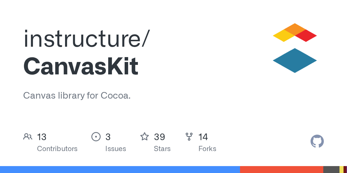 GitHub instructure/CanvasKit Canvas library for Cocoa.