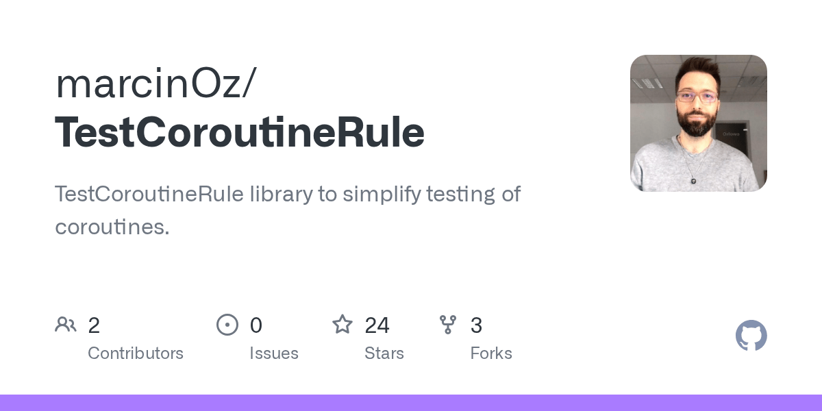 GitHub marcinOz/TestCoroutineRule TestCoroutineRule library to