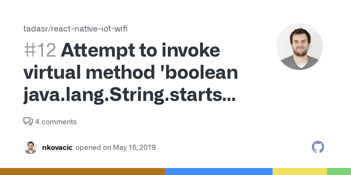 Attempt to invoke virtual method 'boolean java.lang.String.startsWith