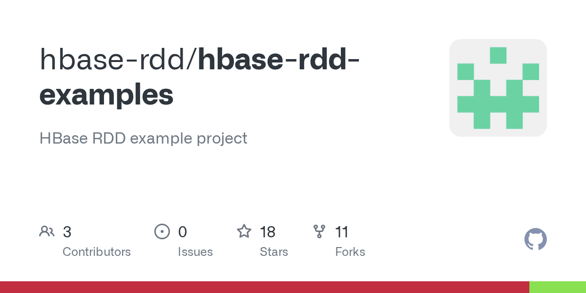 GitHub hbaserdd/hbaserddexamples HBase RDD example project