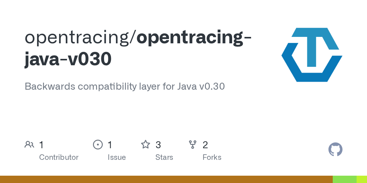 GitHub opentracing/opentracingjavav030 Backwards compatibility