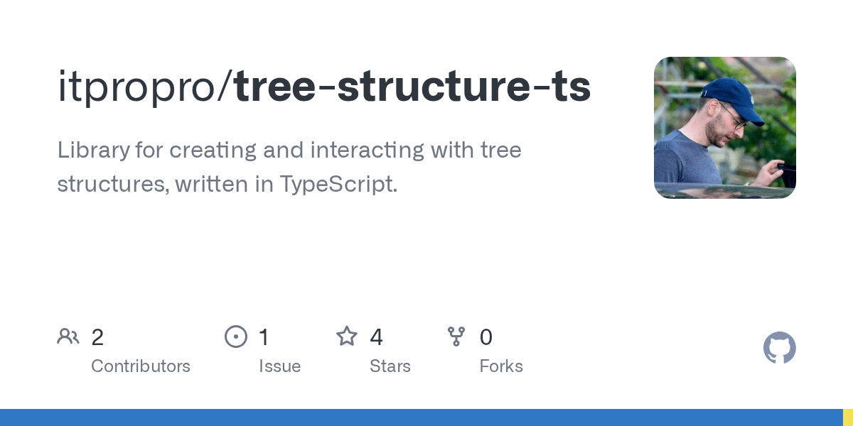 GitHub itpropro/treestructurets Library for creating and