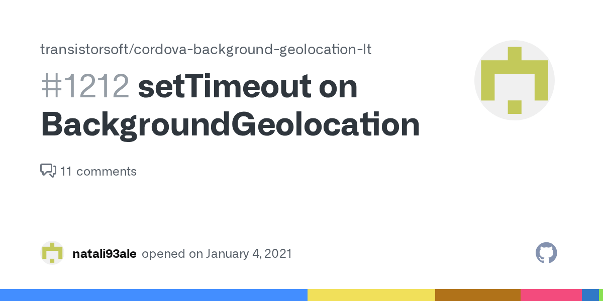 setTimeout on BackgroundGeolocation.getCurrentPosition · Issue 1212