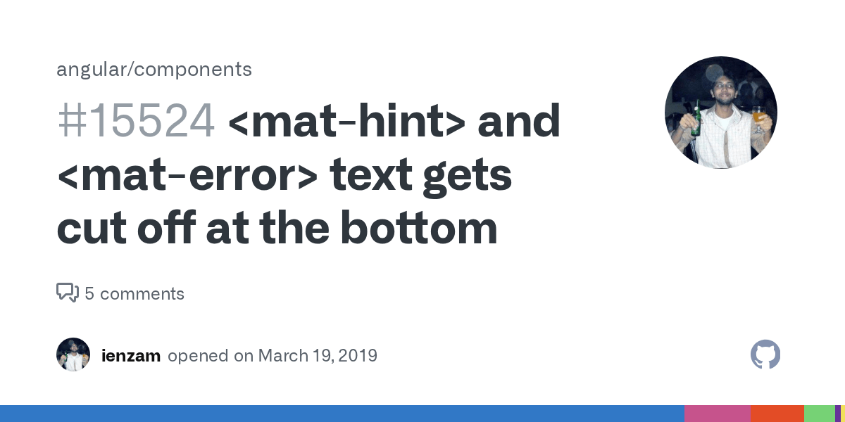 and text gets cut off at the bottom · Issue 15524 ·