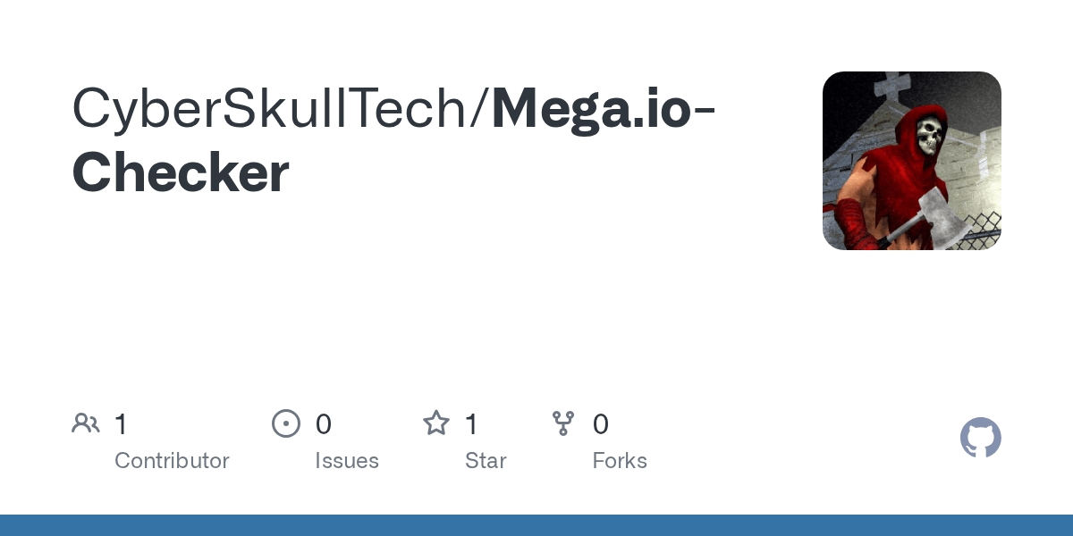 GitHub CyberSkullTech/Mega.ioChecker