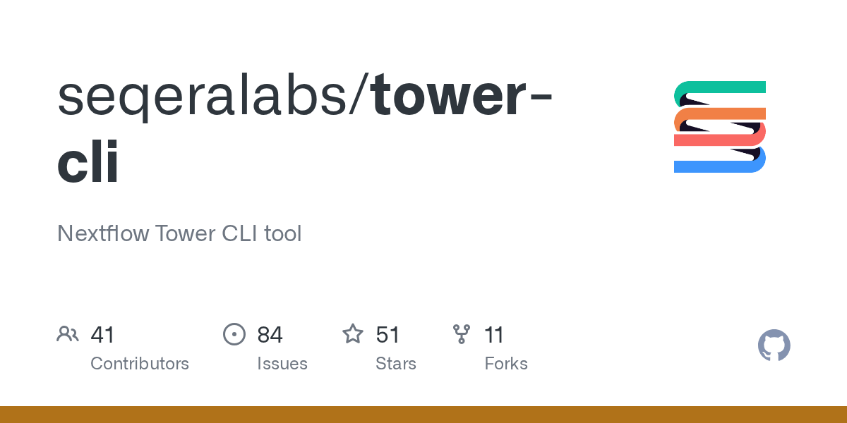 GitHub seqeralabs/towercli Nextflow Tower CLI tool