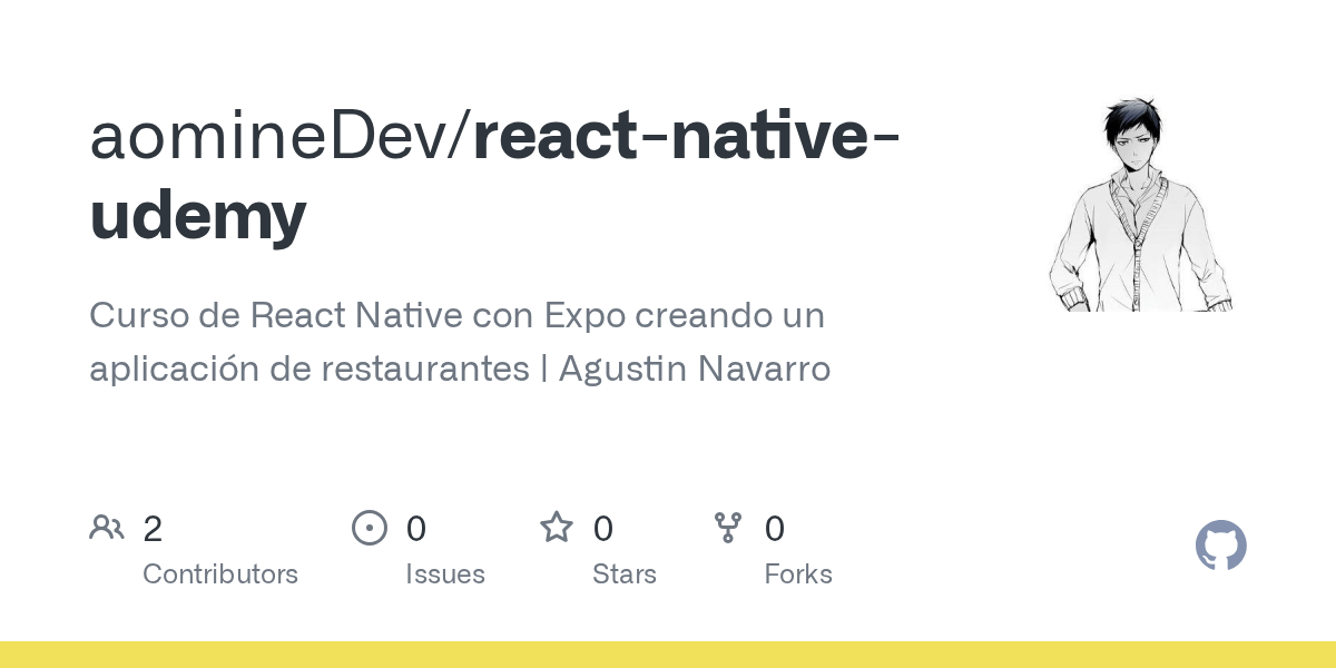 GitHub aomineDev/reactnativeudemy Curso de React