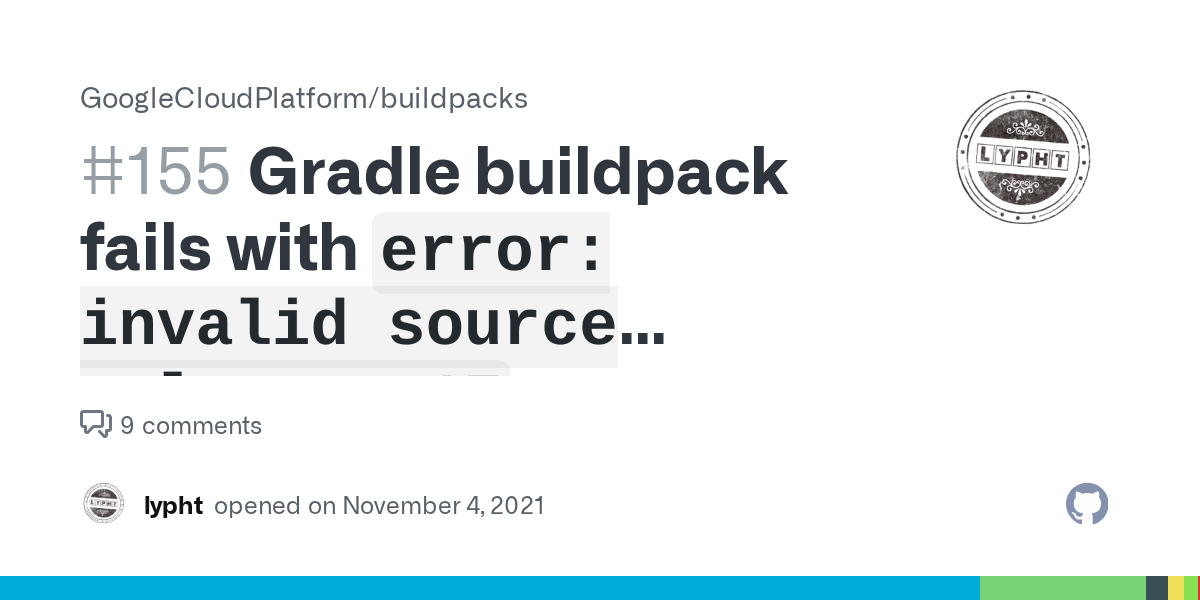 Gradle buildpack fails with `error invalid source release 17` · Issue