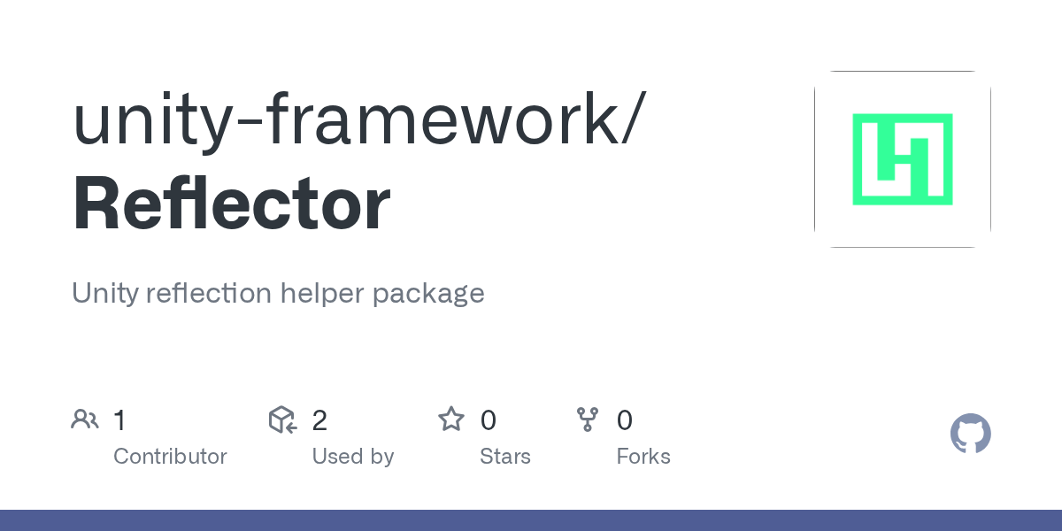 GitHub unityframework/Reflector Unity reflection helper package