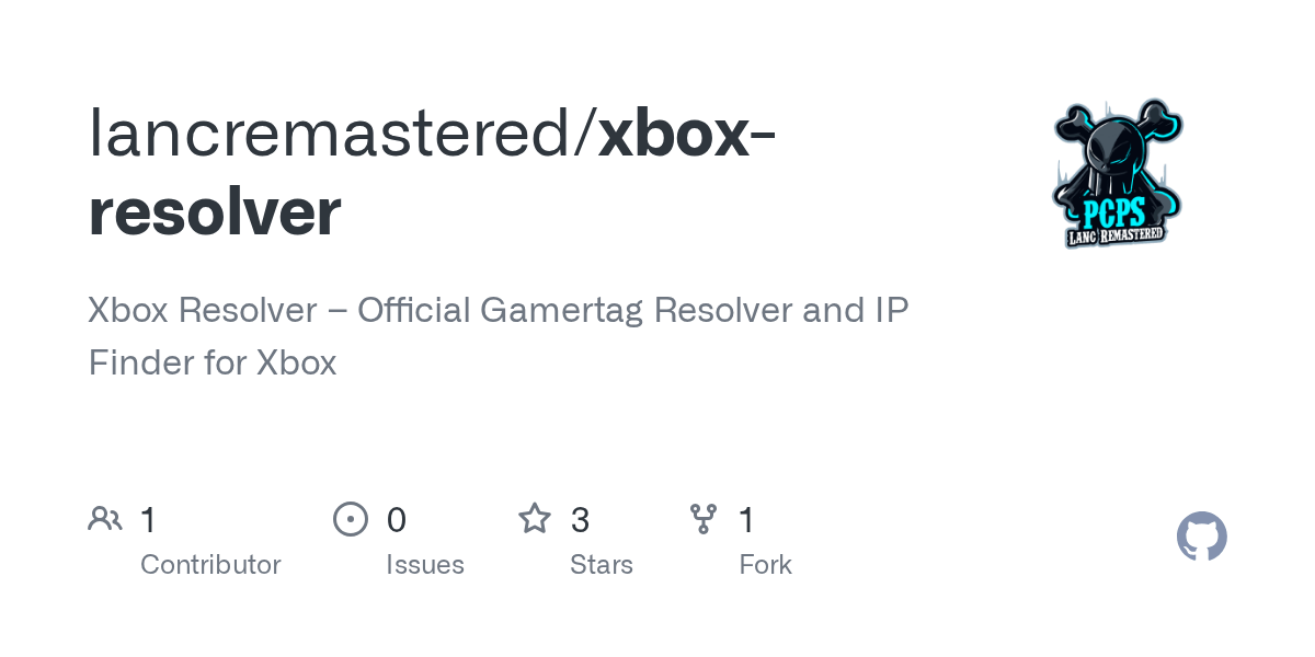 GitHub lancremastered/xboxresolver Xbox Resolver Official