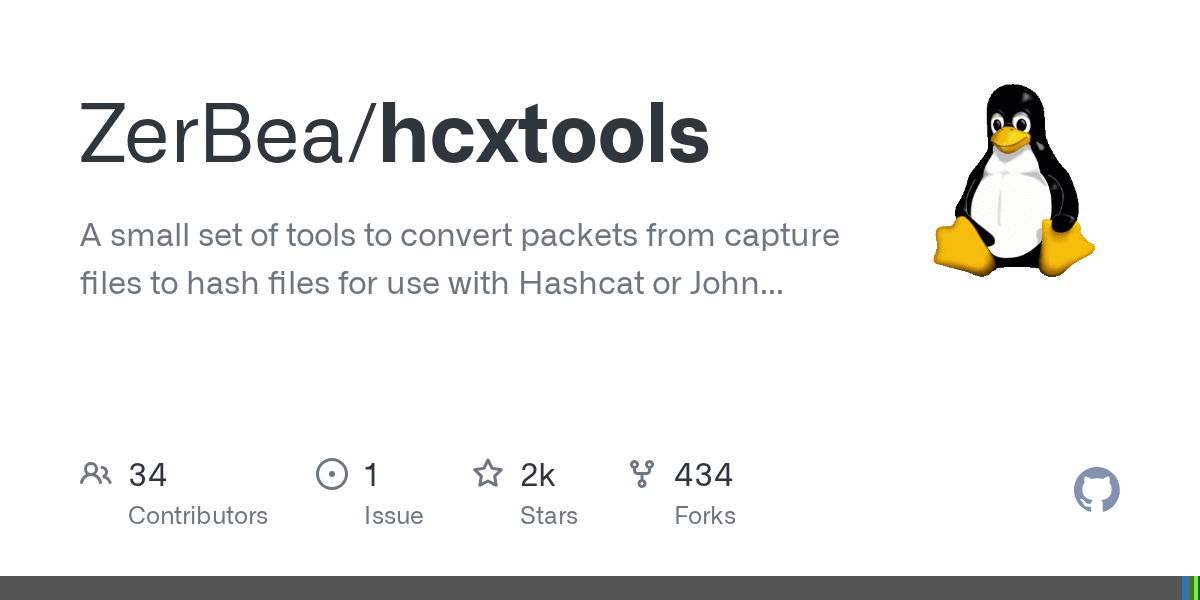 GitHub ZerBea/hcxtools A small set of tools to convert packets from