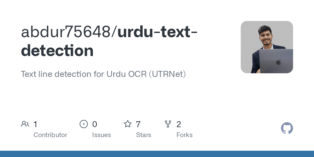 GitHub abdur75648/urdutextdetection Text line detection for Urdu