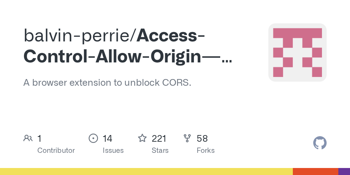 AccessControlAllowOriginUnblock/v3/rulesets/allowheaders.json at master · balvinperrie