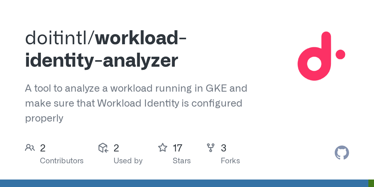 GitHub doitintl/workloadidentityanalyzer A tool to analyze a