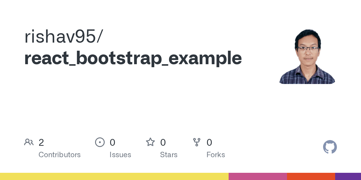 GitHub rishav95/react_bootstrap_example