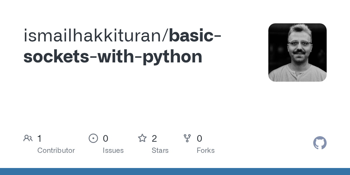 GitHub ismailhakkituran/basicsocketswithpython