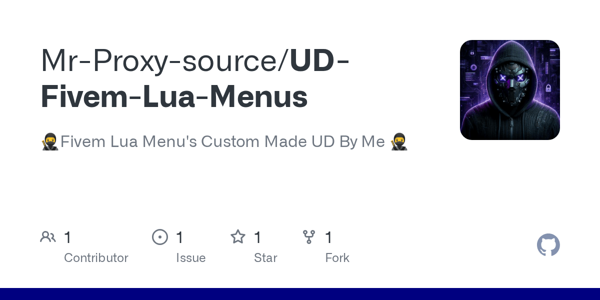 UD-Fivem-Lua-Menus/MrMenu V2.0.lua at main · Mr-Proxy-source/UD 