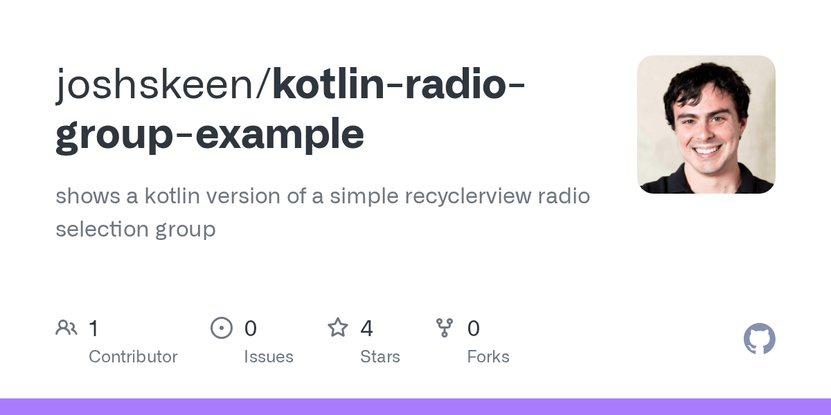 GitHub mutexkid/kotlinradiogroupexample shows a kotlin version of