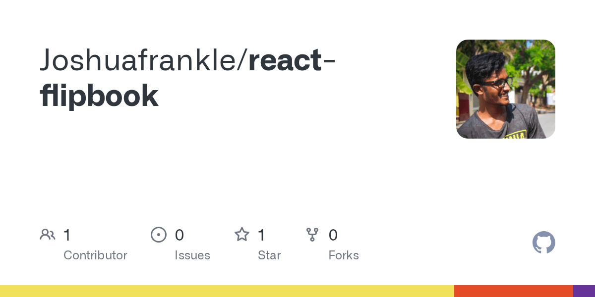 GitHub Joshuafrankle/reactflipbook