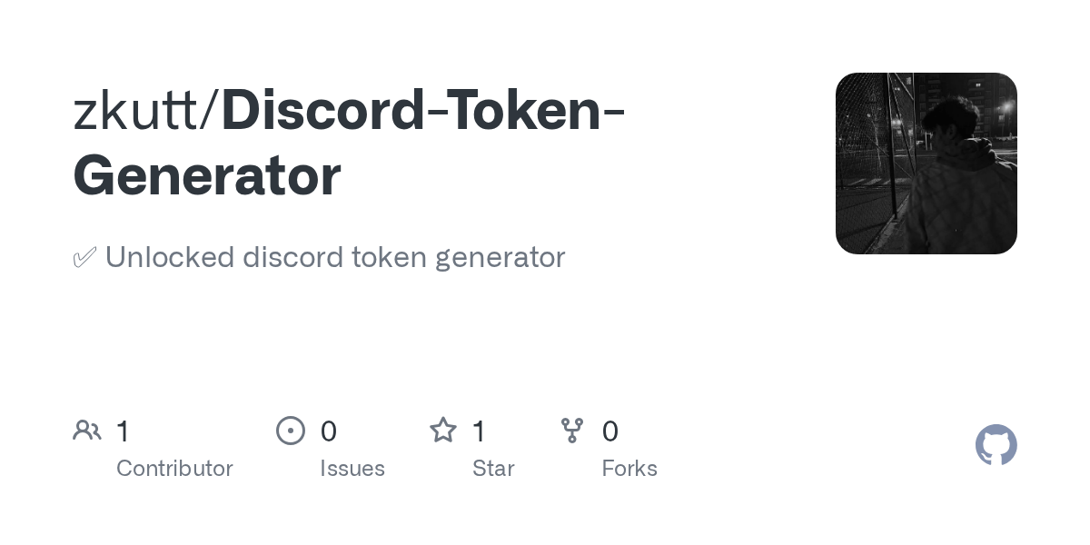 GitHub zkutt/DiscordTokenGenerator Unlocked discord token generator