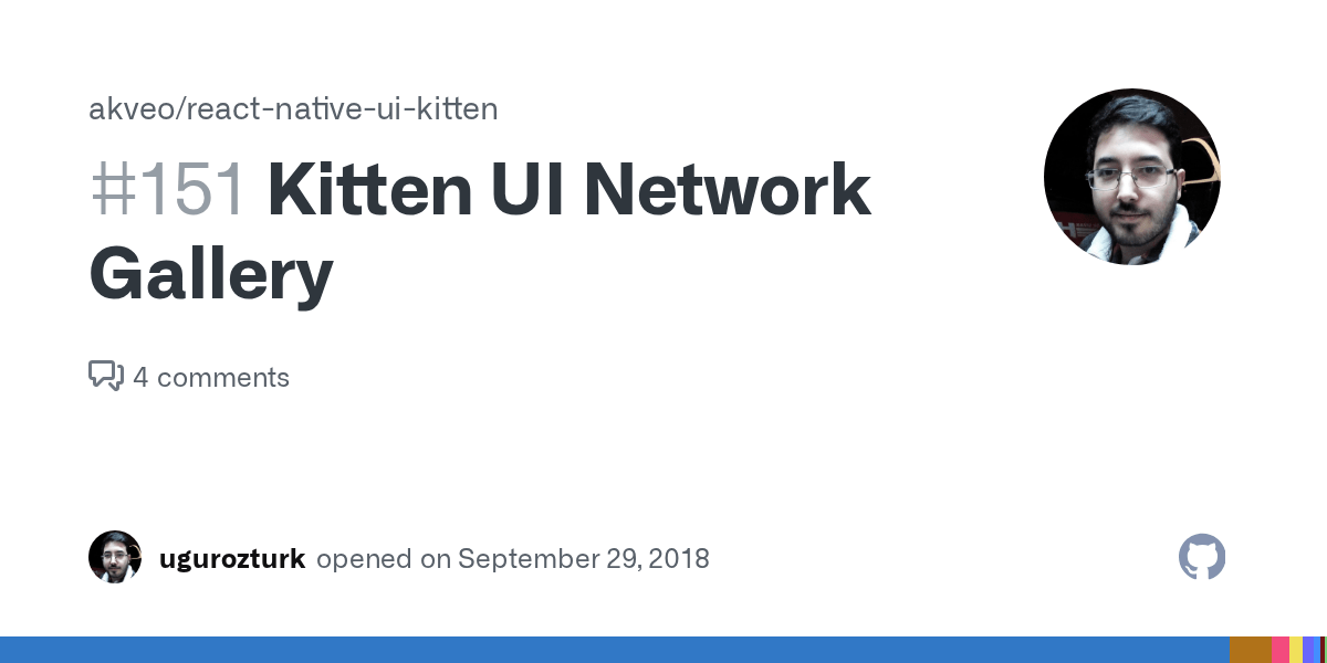 Kitten UI Network Gallery · Issue 151 · akveo/reactnativeuikitten