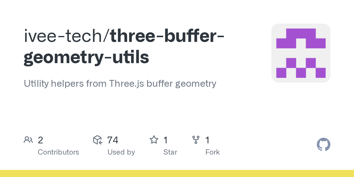 GitHub iveetech/threebuffergeometryutils Utility helpers from