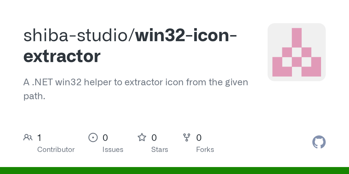 GitHub shibastudio/win32iconextractor A win32 helper to