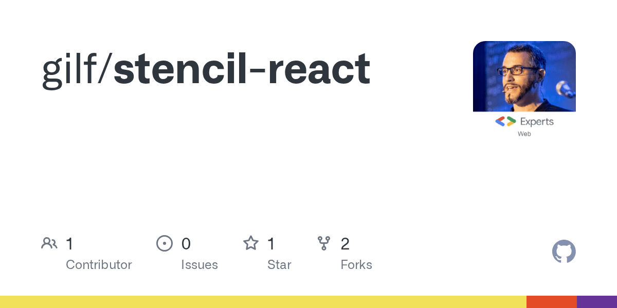 GitHub gilf/stencilreact