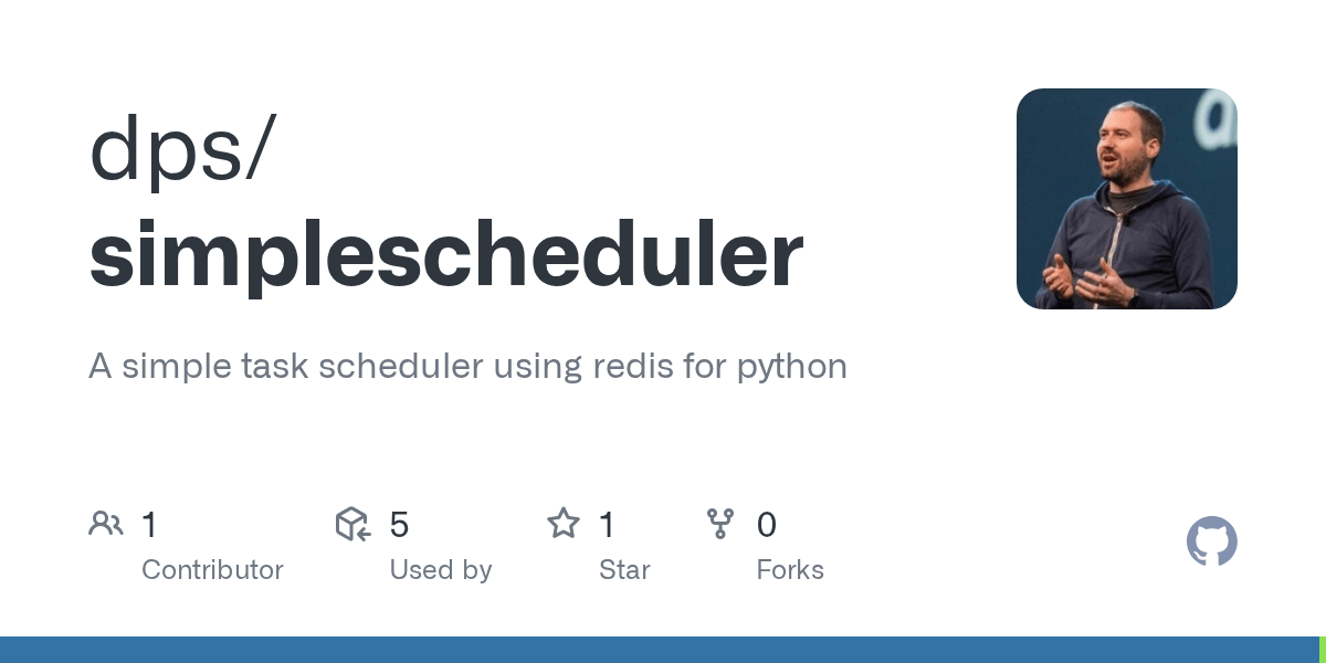 Github Dpssimplescheduler A Simple Task Scheduler Using Redis For