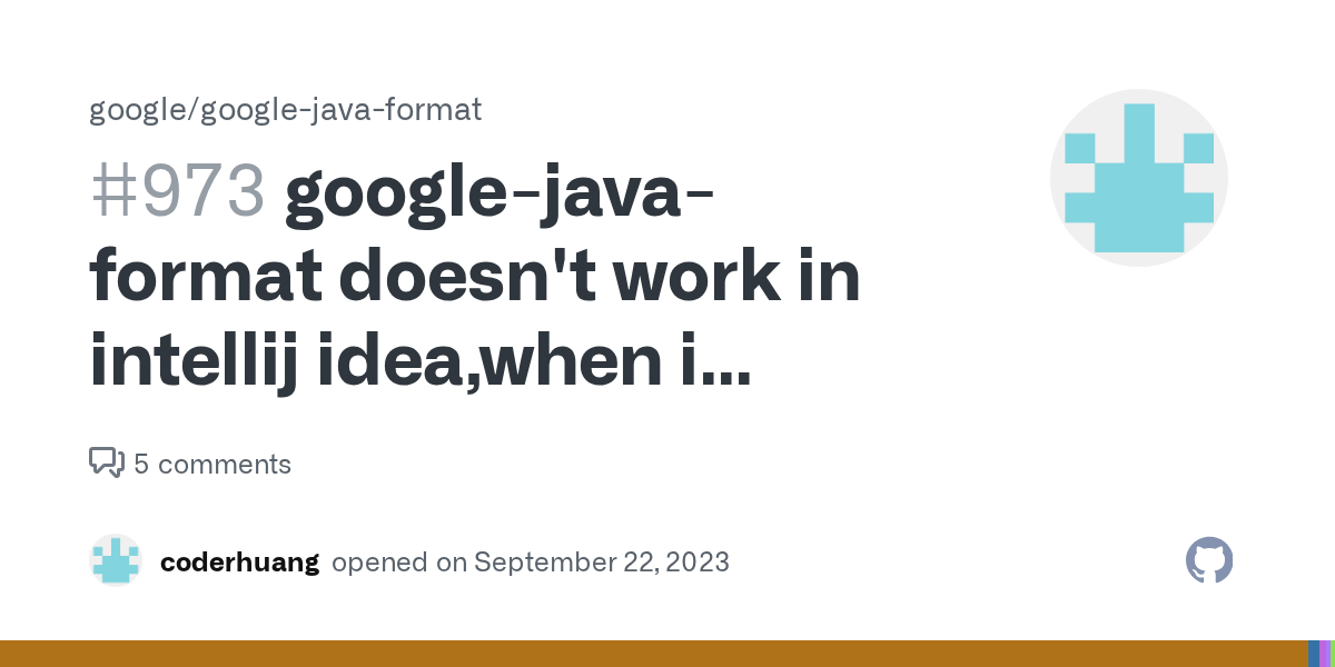 googlejavaformat doesn't work in intellij idea,when i upgrad to jdk